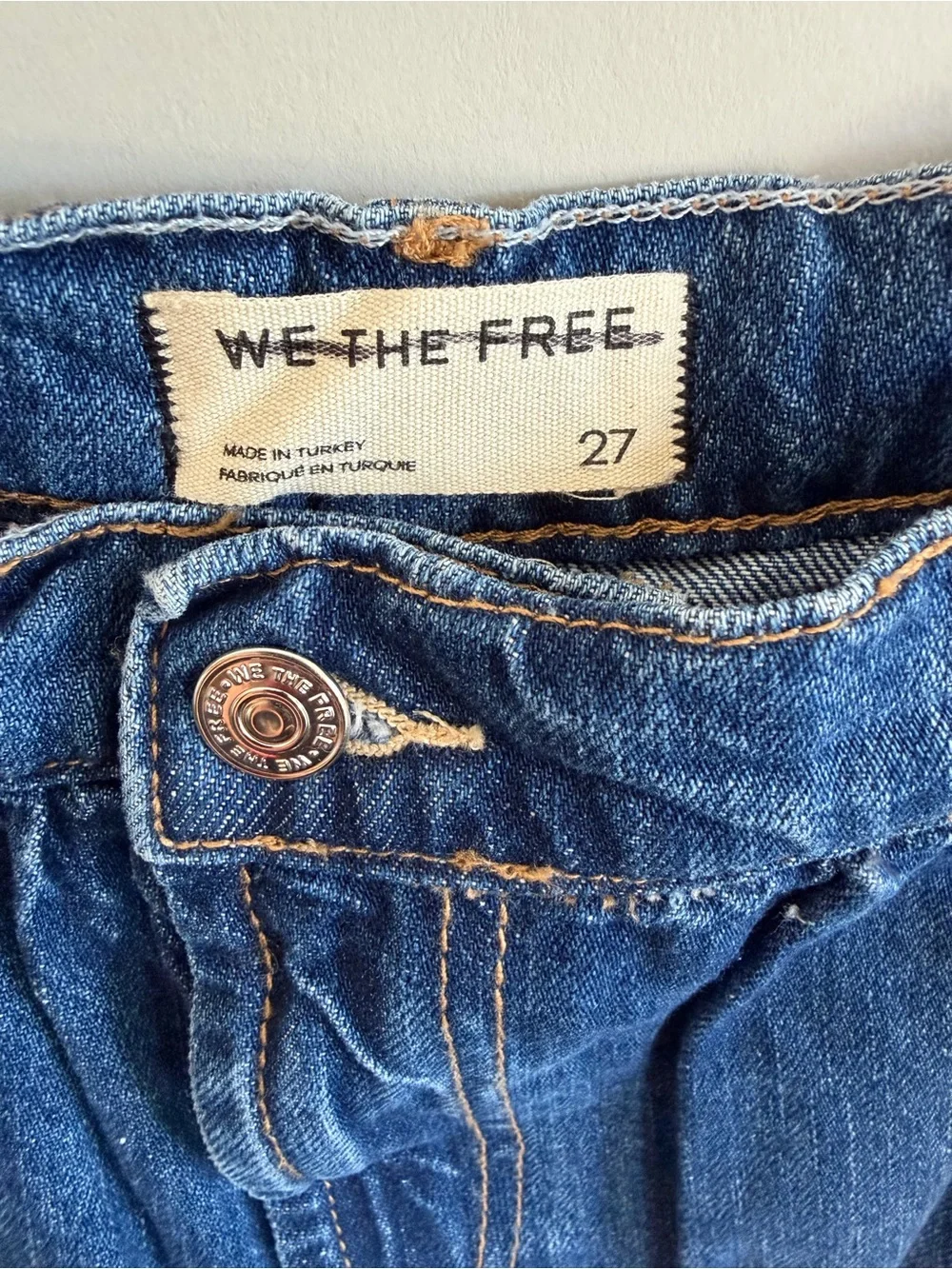 FREE PEOPLE We the Free Demi Denim Skort